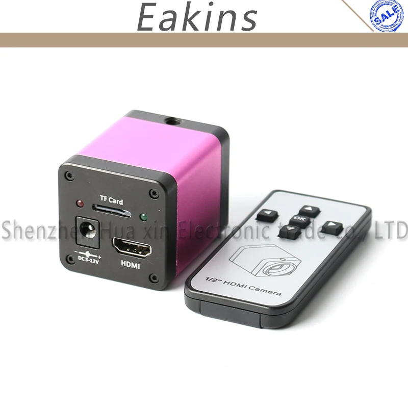 

720P HDMI HD Industry Video Recorde Microscope Camera IR Remote control TF Card Storage Picture For Phone pcb Motherboard Repair