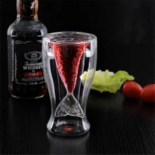 Кружка чашка Русалка рюмка 3D с двойными стенками Стекло пляжное стекло напиток коктейль виски пивной бар Питьевая кружка 75 мл Verre Piscine D35