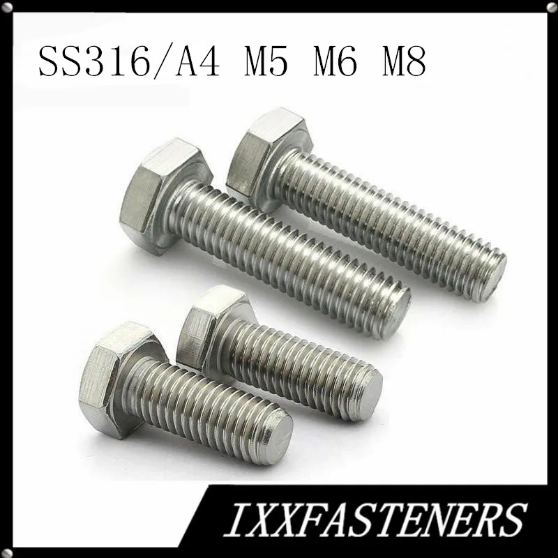M8 Hex Set Screw Brass Hexagon Head Fully Threaded