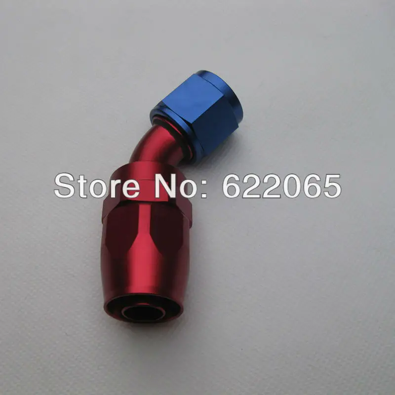 

45degree AN6 reusable swivel hose ends, High performance oil cooler tubing End fittings