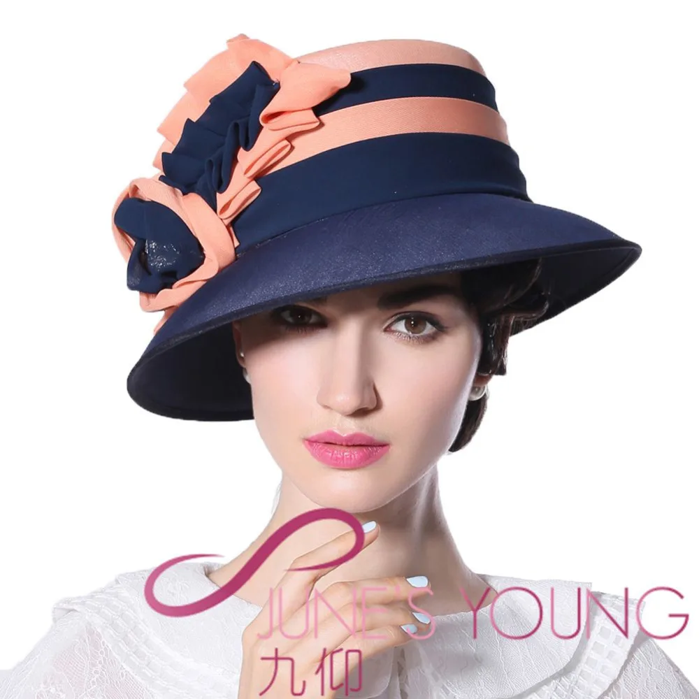 2017 Women Derby Church Wedding Beach Cocktail Evening Party Sun Hats