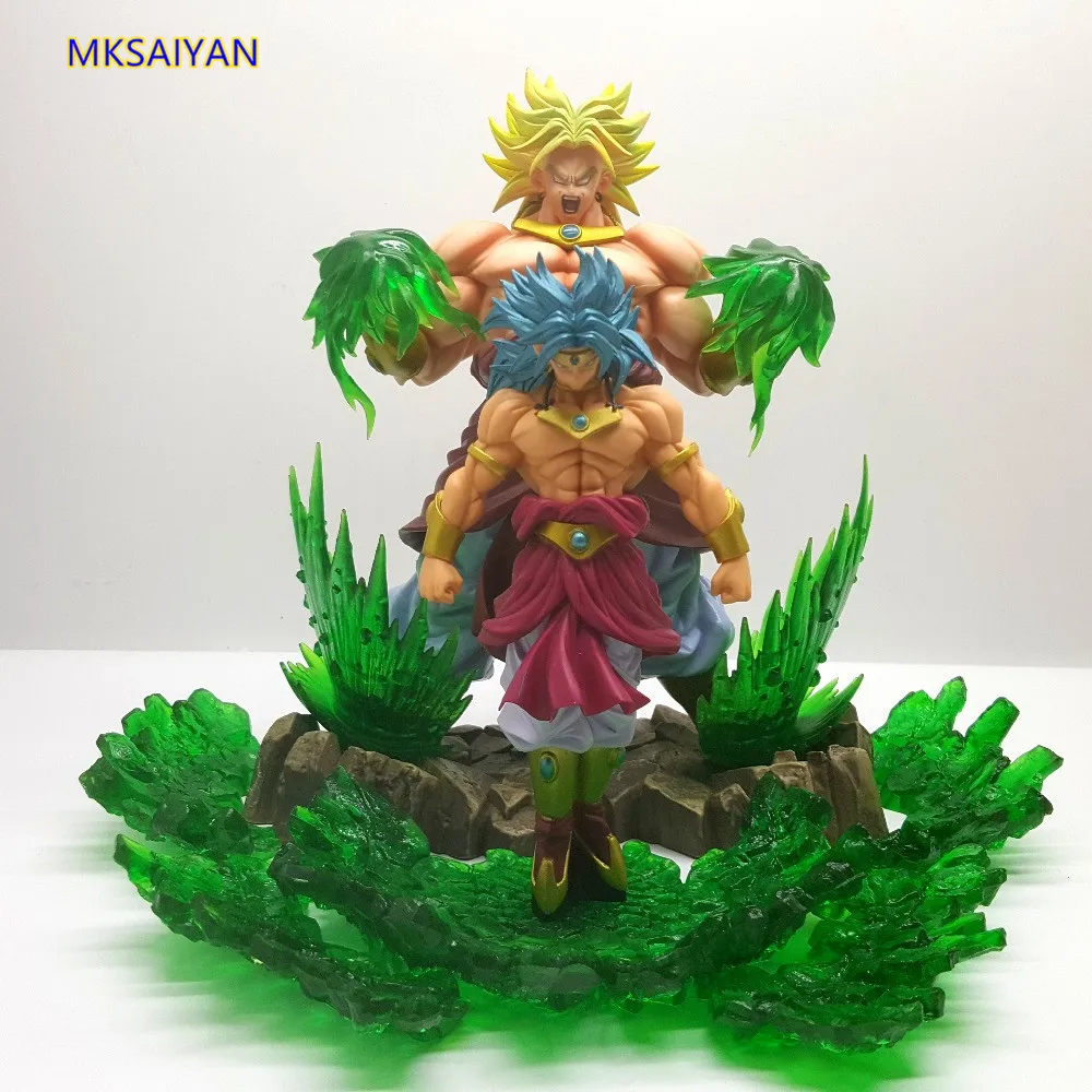 Dragon Ball Z фигурку Broly Супер Saiyan аниме Dragon Ball Супер Гоку Статуэтка из ПВХ Коллекционная модель куклы подарок XM