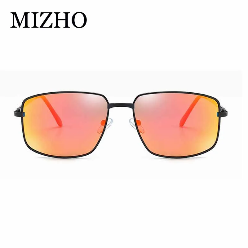 MIZHO брендовые модные Металлические поляризованные солнцезащитные очки мужские