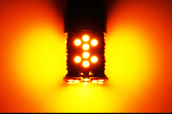 Нет Hyper Flash 3157 светодиодный Canbus желтый красный 7443 T20 1157 BAY15D светодиодный лампы/оборудование для нанесения покрытия/хвост, парковка дневного/поворотные сигнальные огни