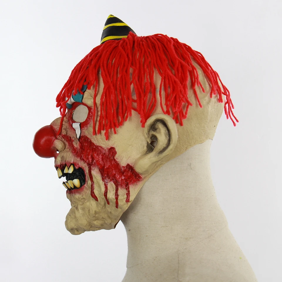 Хэллоуин ужас призрак Рождество баров мужские маски реквизит странные латекс страшные клоун маски для вечерние 14 стилей