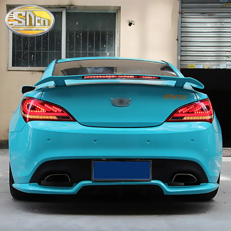 Автомобильный Стайлинг задний светильник s для hyundai Rohens Coupe светодиодный задний светильник противотуманная фара задняя лампа DRL+ тормоз+ Парк+ сигнальный светильник s