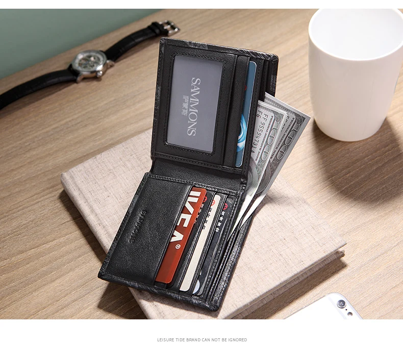 Sammons men genuine leather wallet 4