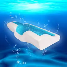 BEYOND CLOUD подушка в форме бабочки с эффектом памяти охлаждающая гелевая Подушка для кровати ортопедические подушки для защиты шейки матки для сна 003