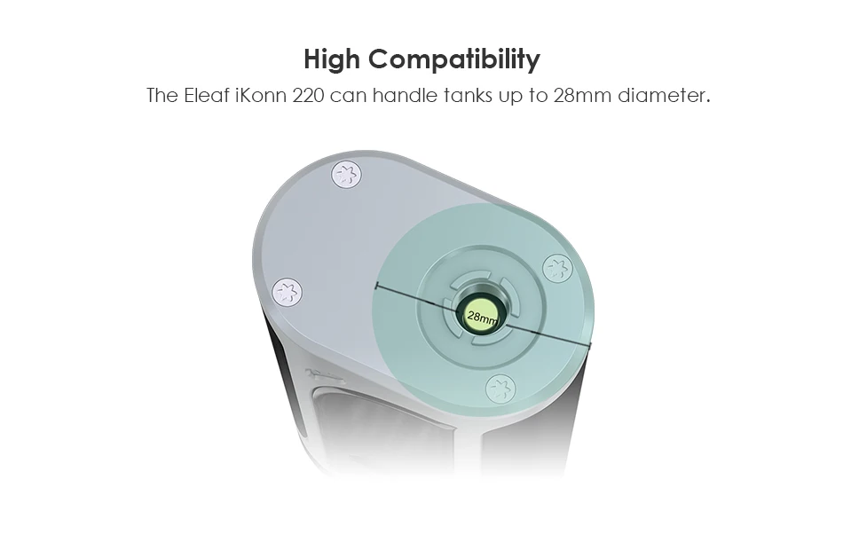 Eleaf iKonn 220 с 2 мл Элло атомайзер бак 220 Вт коробка мод HW3 HW4 катушка голова электронная сигарета испаритель