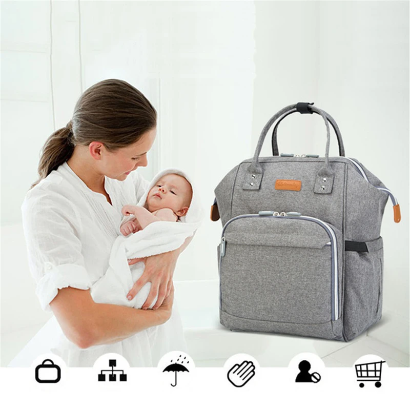 

Baby Care Diaper Bag Mummy Maternity Nursing Stroller Carriage Large Capacity Organizer Backpack Protable Travel Nappy Handbag