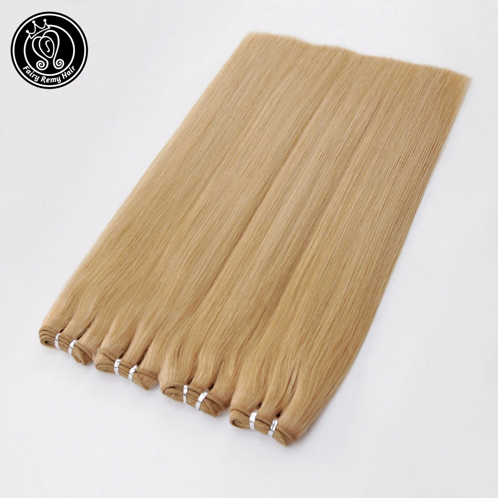 Человеческие волосы Remy с двойным нарисованным плетением натуральные