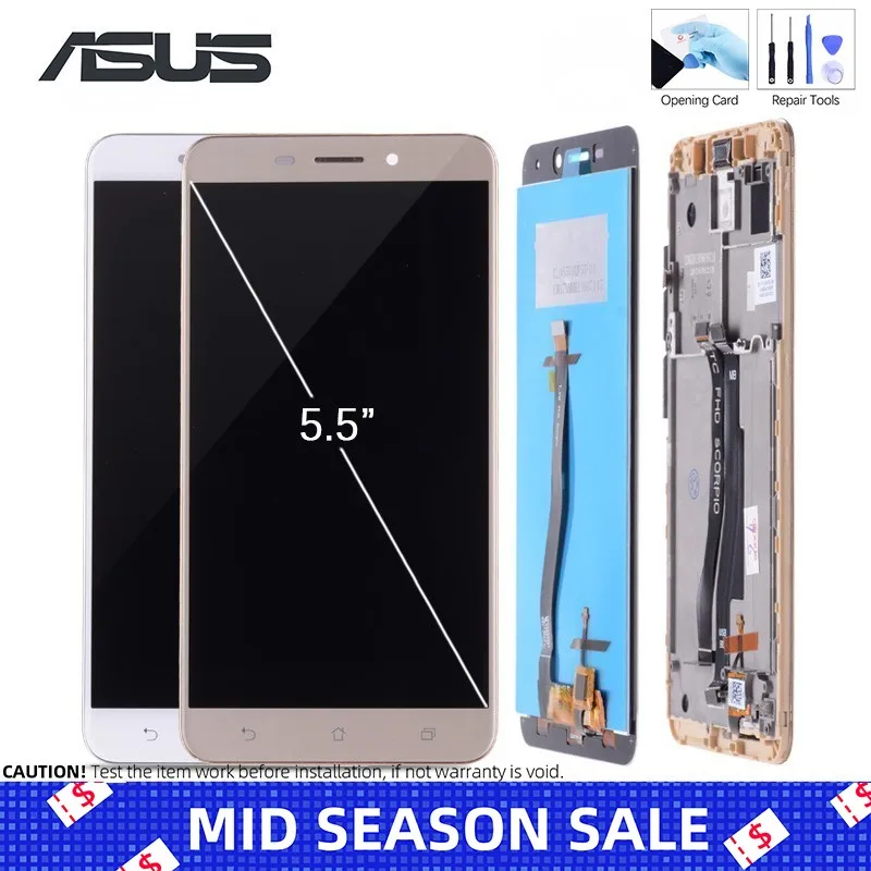 

5.5" ORIGINAL LCD for ASUS Zenfone 3 Laser ZC551KL LCD Display Touch Screen Digitizer Replacement Parts ZC551KL LCD Display
