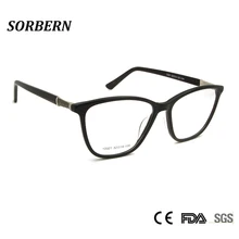 Ацетат Оправа для очков от близорукости женские Брендовые очки со стразами оправа оптическая модная оправа для очков Occhiali Da Vista