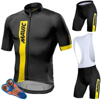 

2019 Cycling Jersey Pro Team Mavic Ropa Ciclismo Hombre Mtb Summer Short Sleeve Jerseys Cycling Clothing Quick Dry Bike Uniform