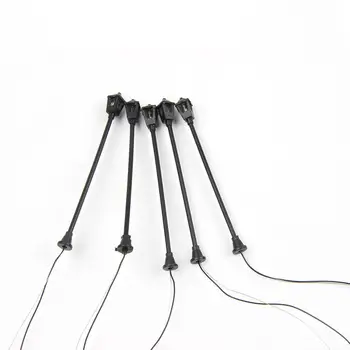 

20pcs Mini HO Scale 1:100 LED Lamp Post Street Lights For Model Train Railway Railroad 6V