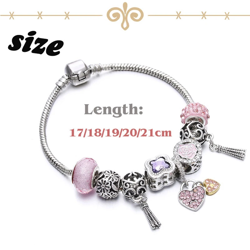Оригинальное очаровательное женское украшение браслет с надписью Love и Key из