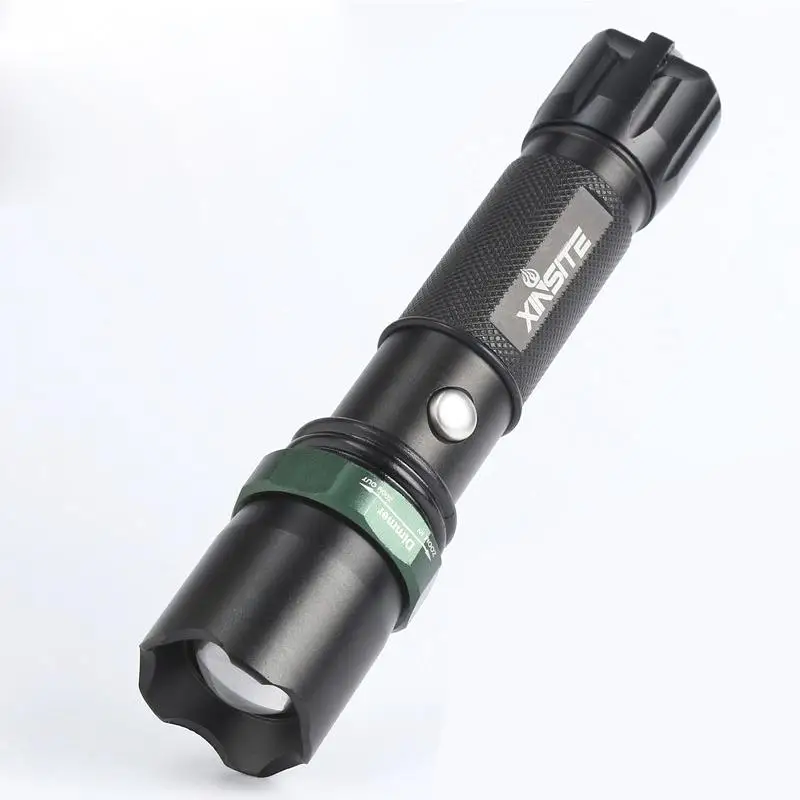 

HobbyLane Mini Portable Multifunctional LED Rechargeable Flashlight Self Defense Hammer Torch Zoom Flashlight