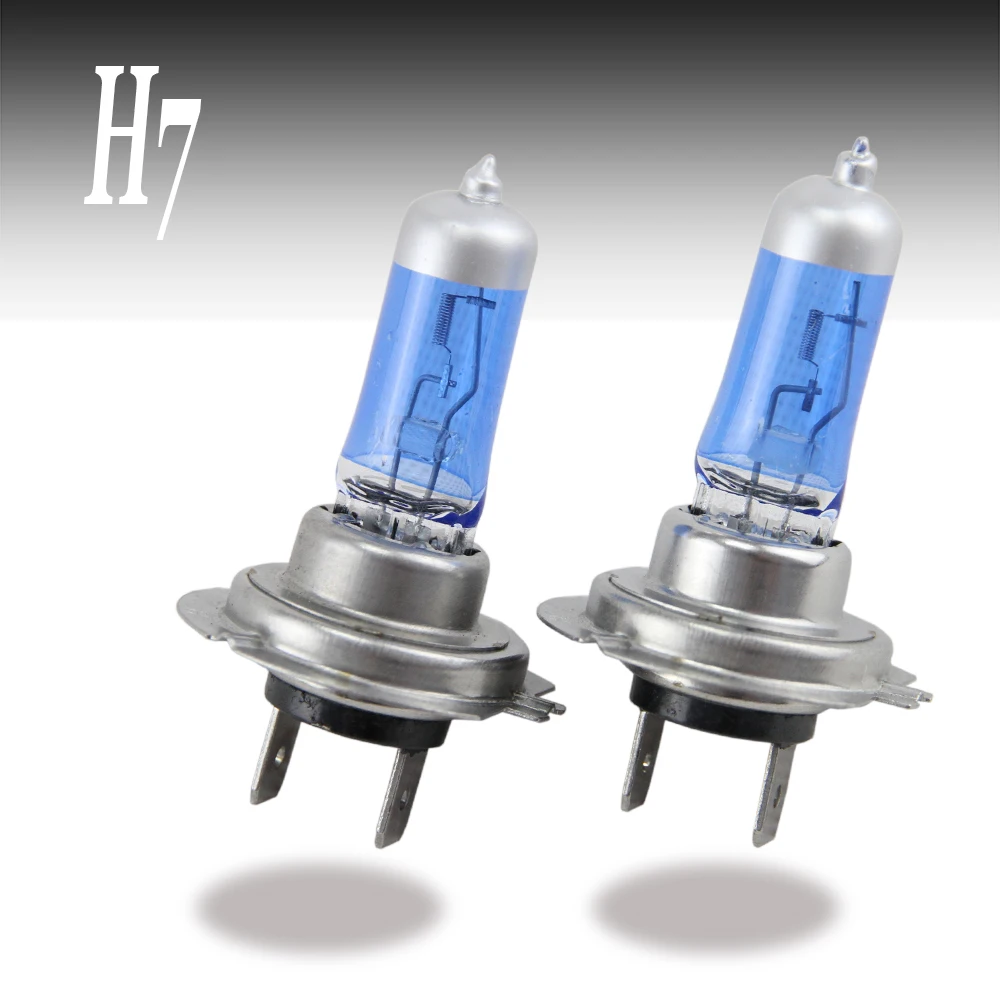 Car H7 12V High Power 55W Halogen Bulbs Bright White Vehicle Headlight