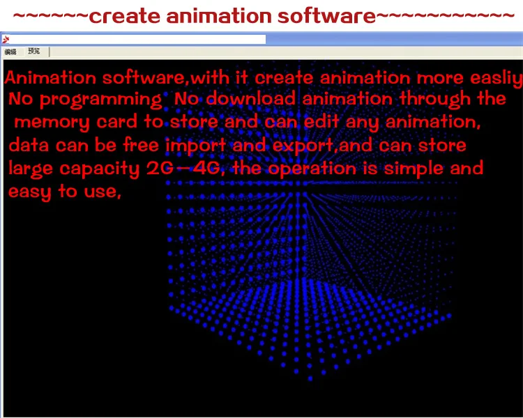 Светодиодный светильник DIY 3D 16S cubeed save Animation на SD карту 16x16x16 светодиодный комплект