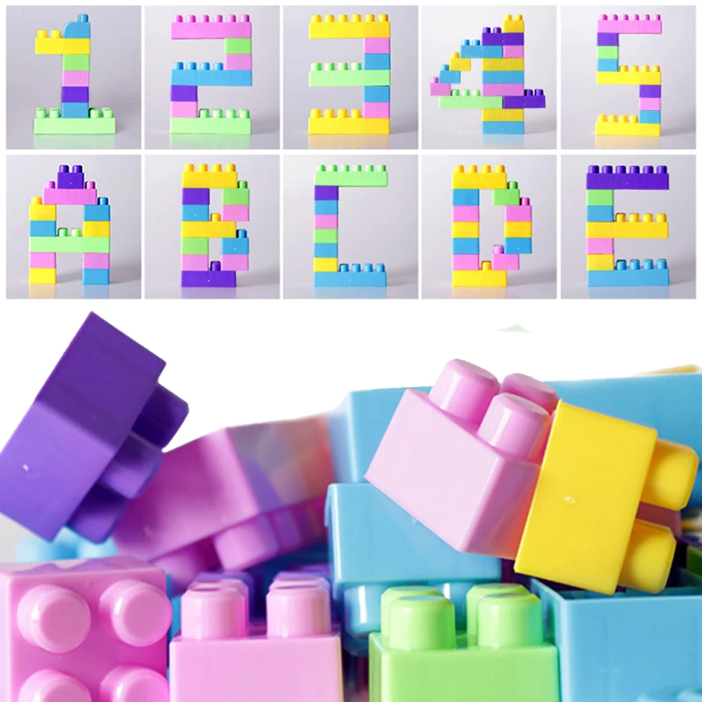 

Birthday Gift Present to Children 90PCS/set Big Size Parts Plastic Models Temple Building Bricks Kids Toy for Boys