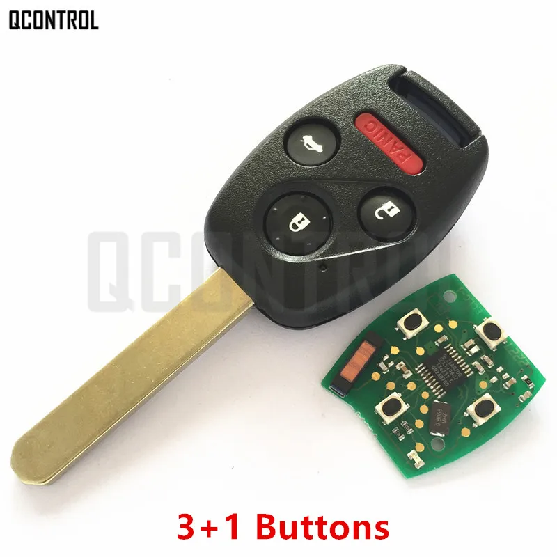 QCONTROL Автомобильный Дистанционный ключ для Honda HLIK 2T Accord Элемент пилотный