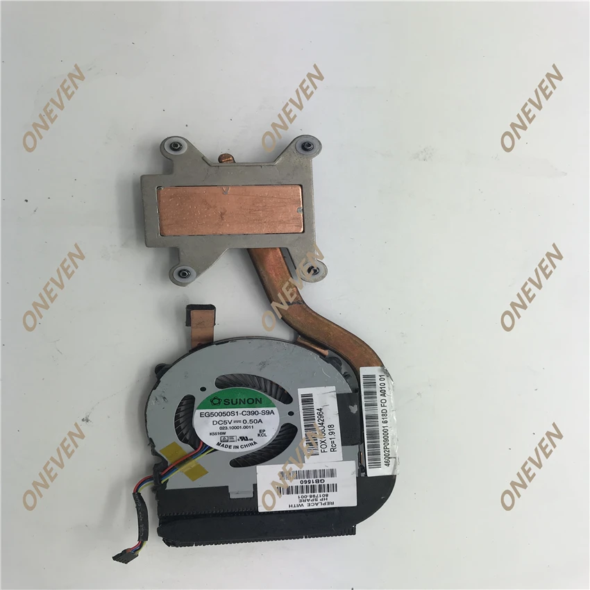 

GENUINE FOR HP 4-Pin Laptop Heatsink w/ Fan For BGA1023 HP Revolve 810 801798-001