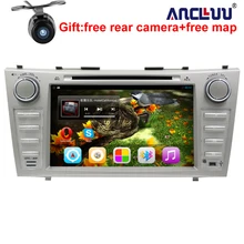 1024*600 2 Din Quad Core 8 «Android 5.1.1 Автомобильный DVD Gps-навигация Для Toyota Camry 2007 2008 2009 2010 Головного Устройства Автомобилей Стерео радио