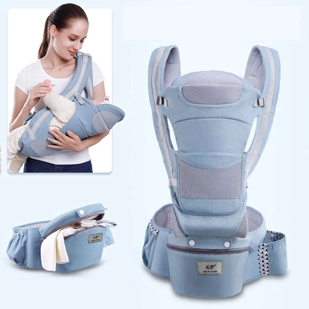 Koop 0 48M Ergonomische Draagzak Baby Baby Heupdrager Carrier Voorkant Ergonomische Kangoeroe Draagdoek draagdoek voor Baby reizen
