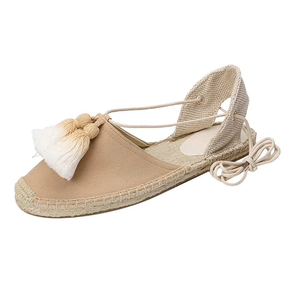 Женская летняя обувь; дышащая удобная обувь с круглым носком; zapatos mujer tacon; богемные сандалии с ремешками;#3