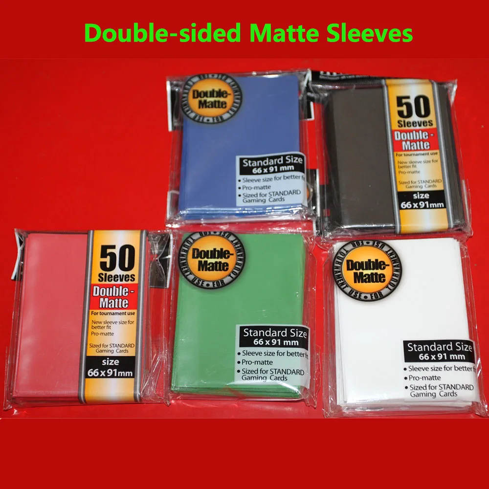 Double sided Matte Sleeves Designed for Magic Cards, Cards Protector