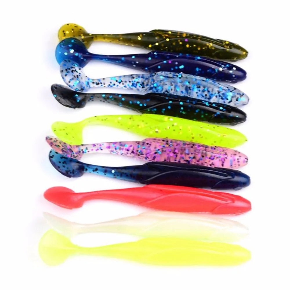  Mounchain Fishing Lure 10pcs/Lot 10 Colors 11CM/6G Soft Lures Fishing Lure Swim Bait Tackle