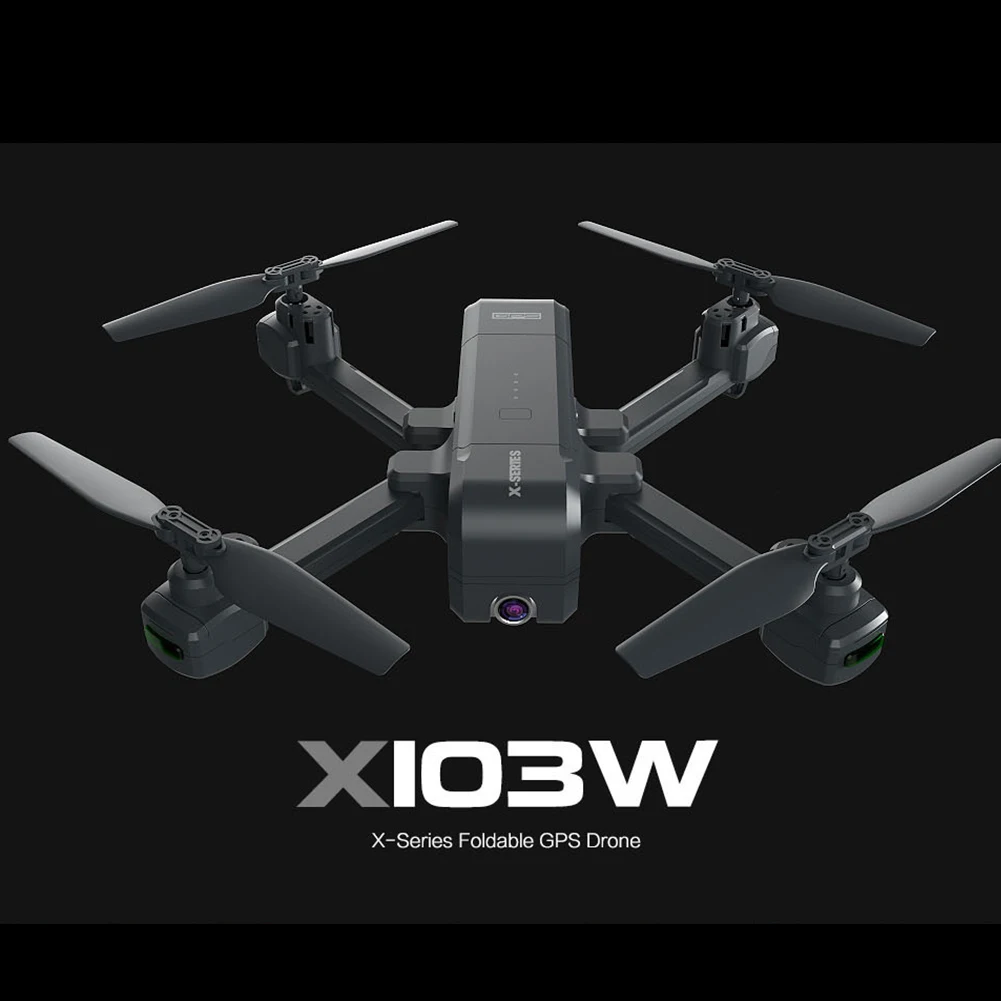 

Toys 5G Gift GPS Drone ABS Follow WIFI Stable Black Camera Remote Control RC Quadcopter Foldable FPV Led