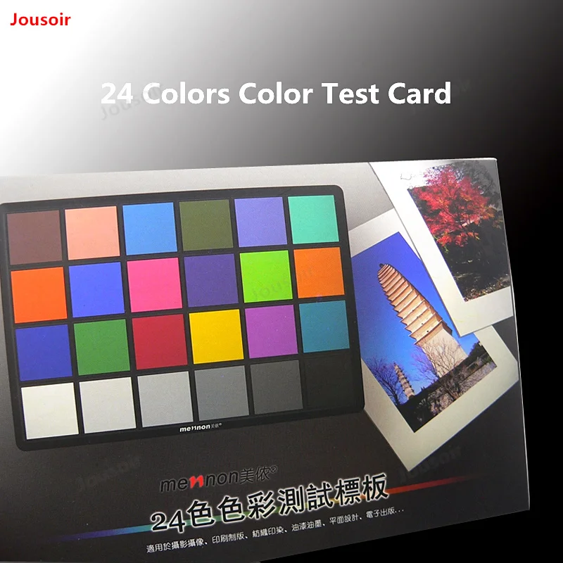 Medium 24 Colors Color Test Card color Correction Photo Palette Toner ...
