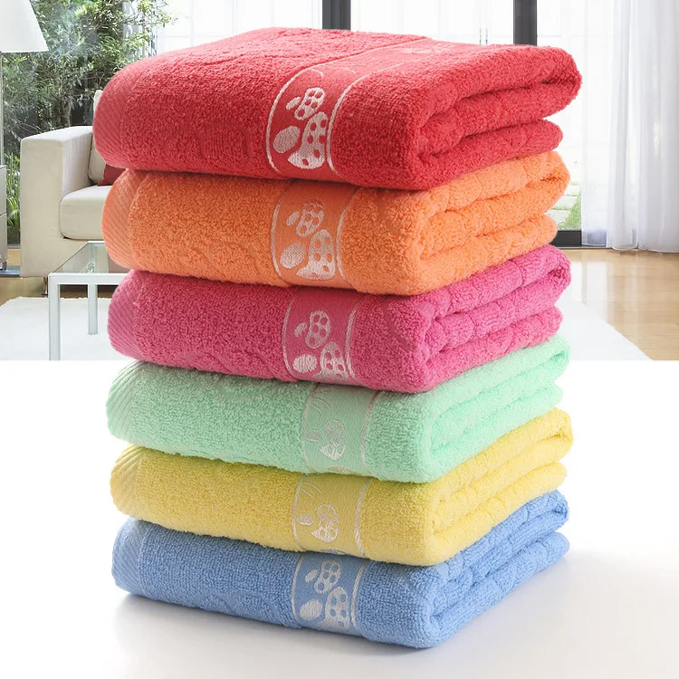 

Cotton mushroom bath towel thick cotton jacquard big bath towel