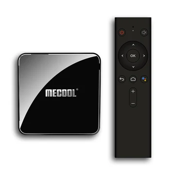 

MECOOL KM3 RARE Smart Android 9.0 TV Box UHD 4K Media Player Amlogic S905X2 4GB/128GB Voice Remote Control Google WiFi BT4.0