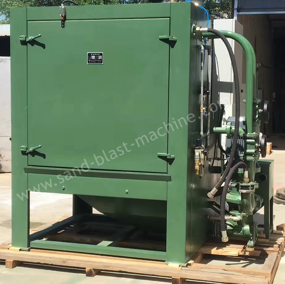 Vapor Sandblasting Machine With 6 Automatic Water Blasting Gun And