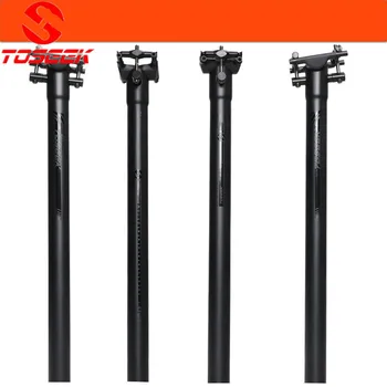 

Toseek Carbon Fiber Matt 3K T800 Glossy Seat post MTB Tube Seatpost Road Bike 27.2/30.8/31.6X400MM Bicycle Accessories 120g