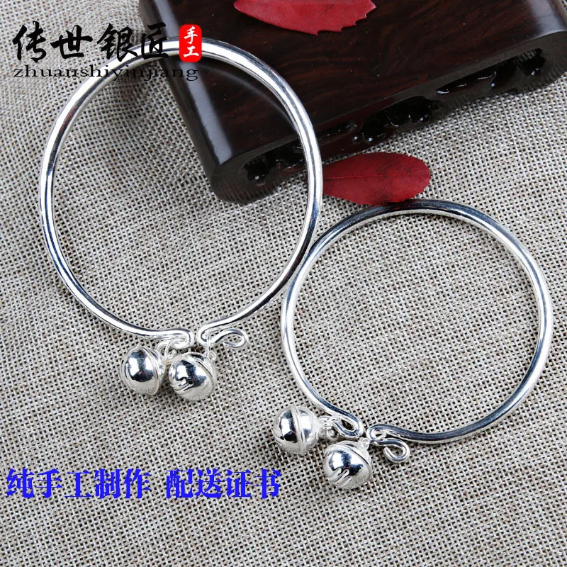 Женский браслет на ногу из серебра 999 пробы|anklet 925|silver anklets for womensilver anklet |
