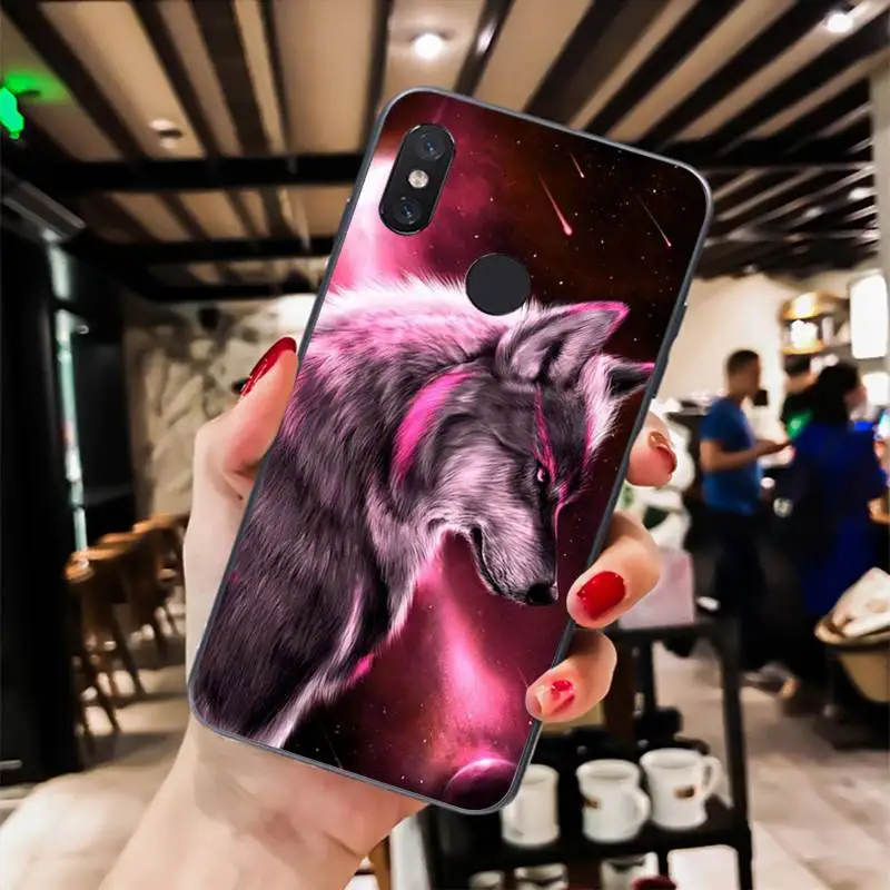 angry Animal wolf Face Pattern