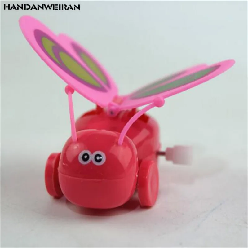 

1PCS Mini Baby Butterfly Clockwork Toys Creative Cute Fun Swing Butterflies Toy For Children Kids Gift 7CM 2019 Hot HANDANWEIRAN