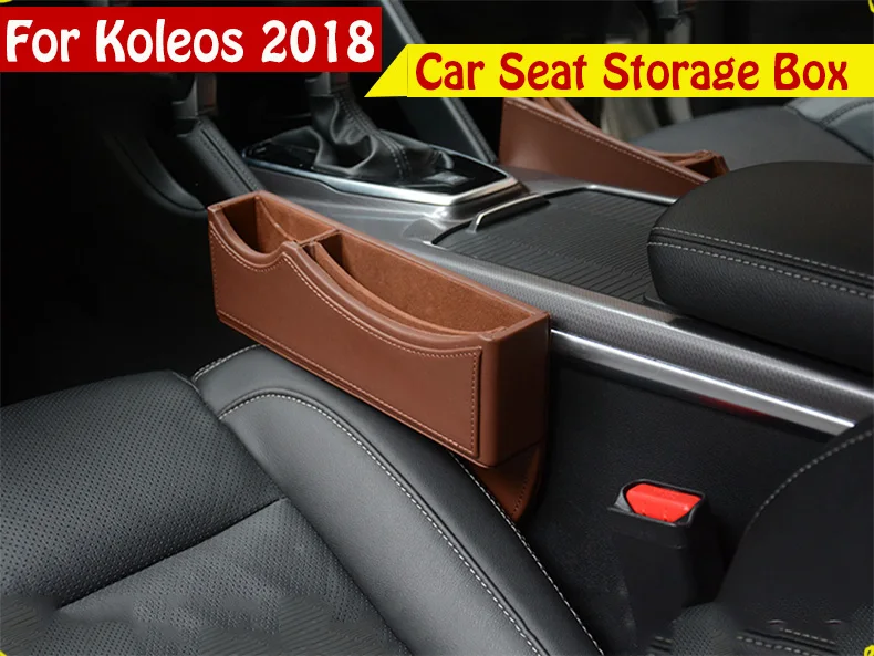 

Car Seat Slit Gap Pocket Storage Glove Box Slot Box Interior Decoration Car-styling For Renault Koleos 2017 2018