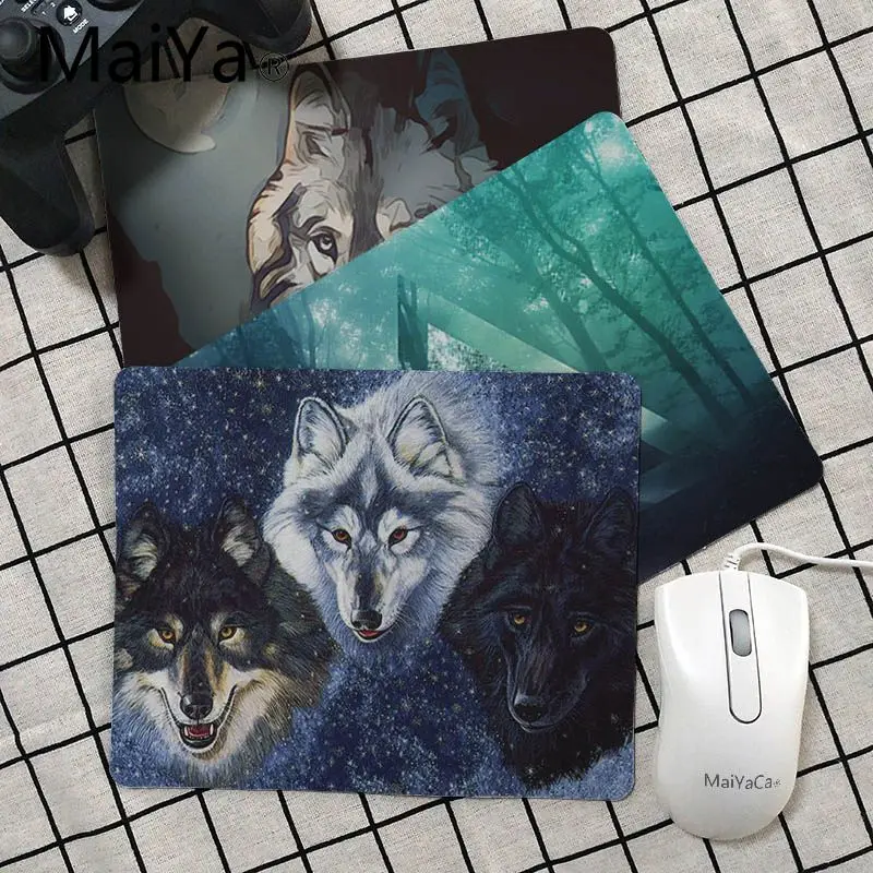 

Maiya wolf gamer play mats Mousepad Rubber PC Computer Gaming mouse pad