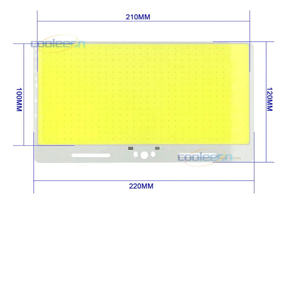 220*120 мм 12 В 200 Вт светодиодный панельный светильник COB лампа с регулятором яркости холодный белый цвет DC12V для авто лампа уличный светильник ing