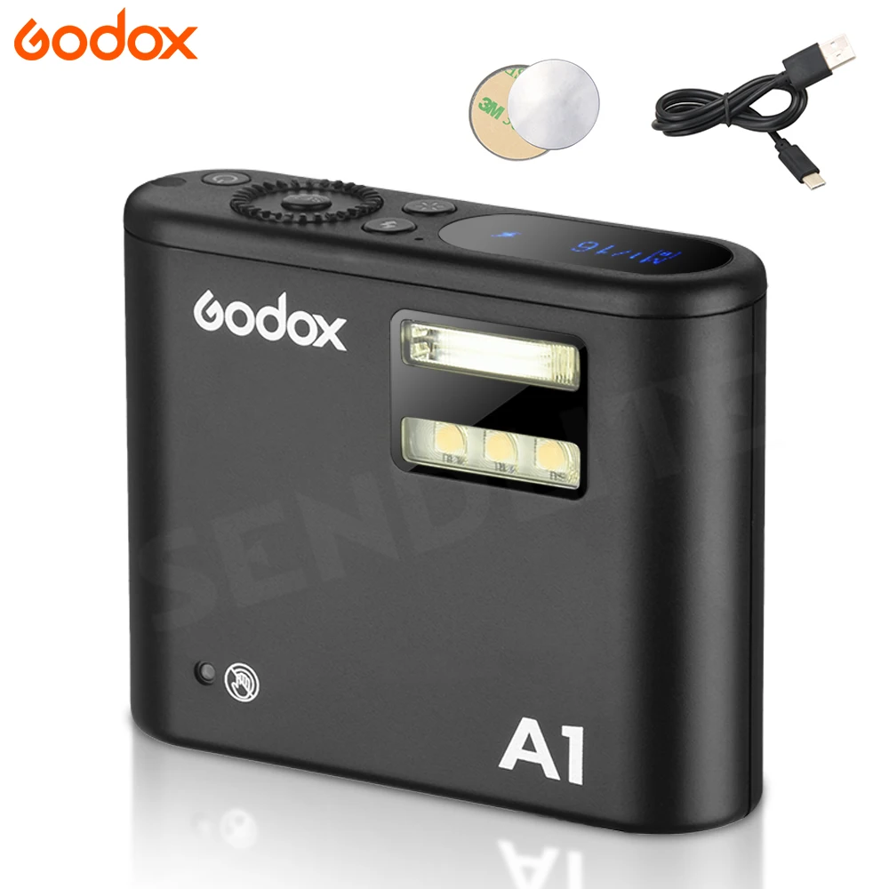 Godox A1 font b Smartphone b font Flash 2 4G Wireless Flash System with Constant Led