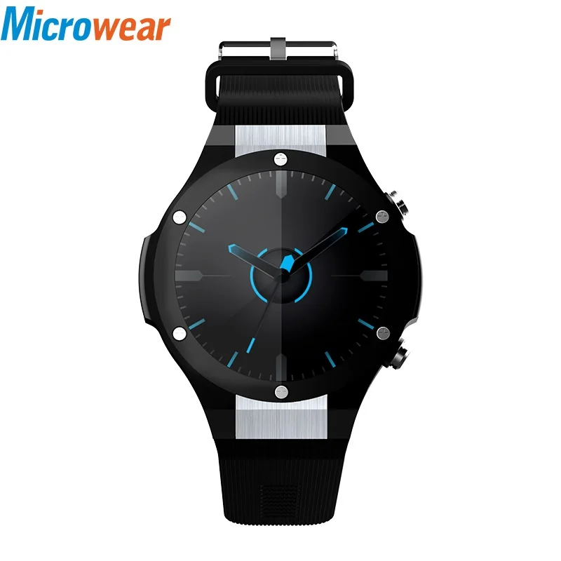 Microwear H2 3g Smartwatch телефон Android 5 0 1 39 дюймов MTK6580 4 ядра 16 ГБ Встроенная память 5.0MP