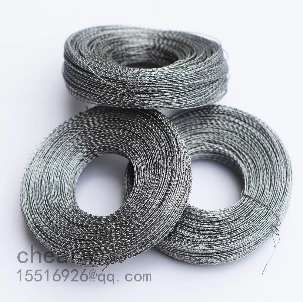 2strands twisted together thread iron meter seal wire diameter of 0.6mm 60m per coil thread leadsealing