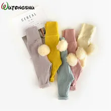 Штаны для новорожденных мальчиков и девочек зимняя Осенняя вязаная одежда, повседневные хлопковые леггинсы детские штаны в Корейском стиле на возраст от 0 до 24 месяцев штаны для малышей Детская одежда