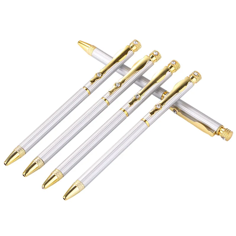 

Creative Metal Crystal Diamond Ball Pen Set Stationery Refill 0.7mm Signature Ballpoint Pen for Office School Suppliers