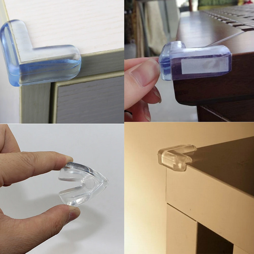 Защита для углов Прозрачная силиконовая защита детей 4 шт.|edge corner guard|table protectioncorner