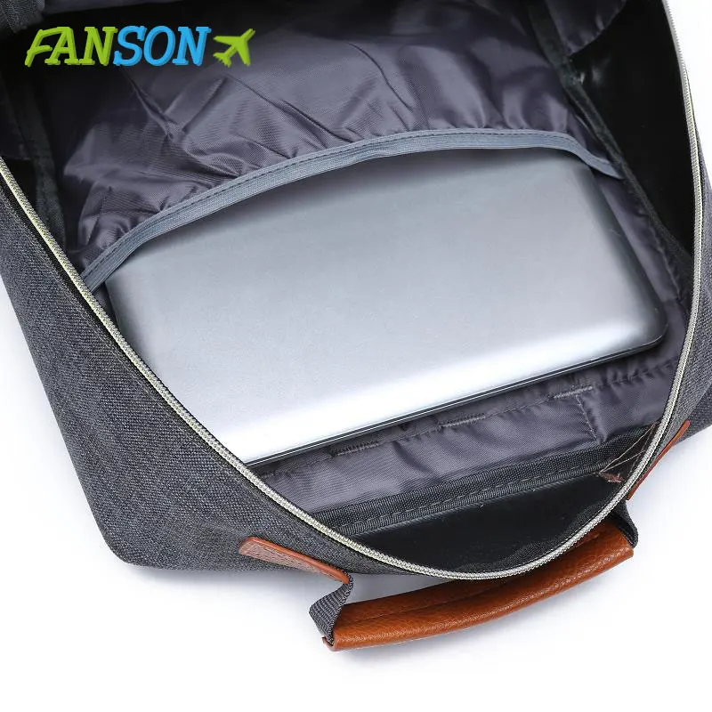 Винтажный холщовый рюкзак FANSON для мужчин и женщин школьные ранцы мальчиков